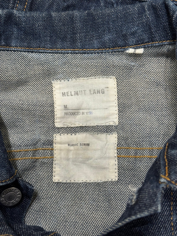 1999 Helmut Lang raw denim tracker jacket