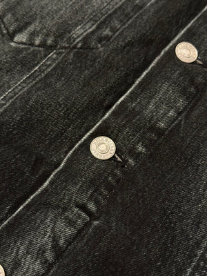 2020 Balenciaga trompe l'oeil heavy cotton jacket