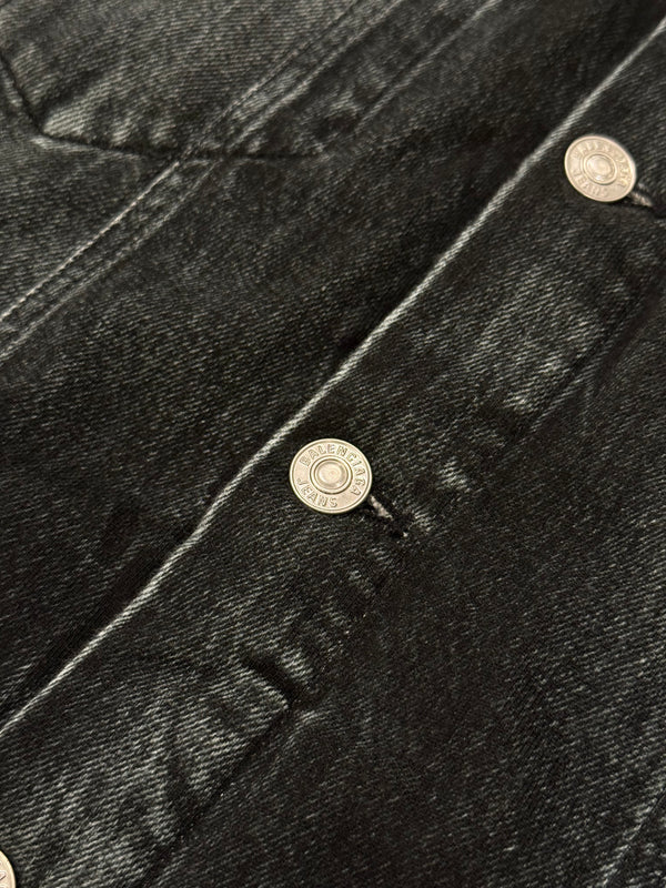 2020 Balenciaga trompe l'oeil heavy cotton jacket