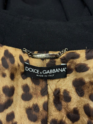 2000s Dolce & Gabbana military double breasted jacket
