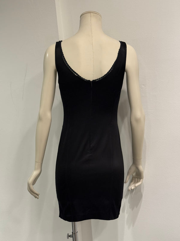2000s Dolce & Gabbana V-neck midi dress