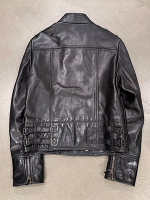 S/S2005 Gucci military officer leather jacket