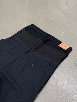 S/S2024 Balenciaga triple waist wide leg tailored pants