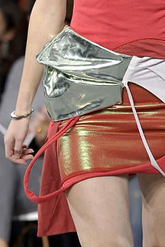 S/S2004 Helmut Lang runway handcuff metal bracelet