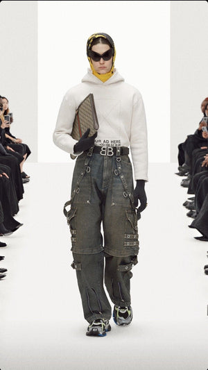 S/S2022 Balenciaga raver denim