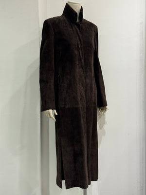A/W2001 Gucci by Tom Ford long suede coat
