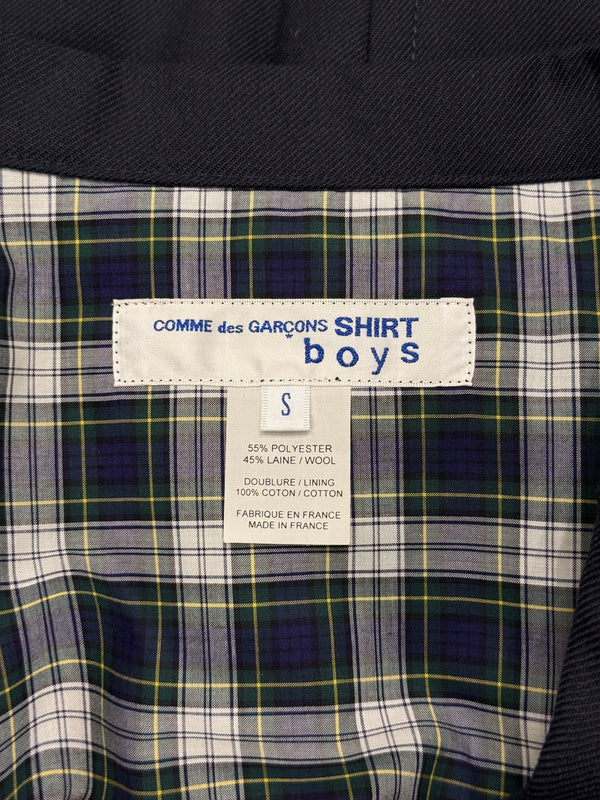 2000s Comme des Garçons wool deconstructed blazer
