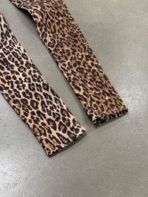 2000s Dolce & Gabbana leopard print slim fit pants