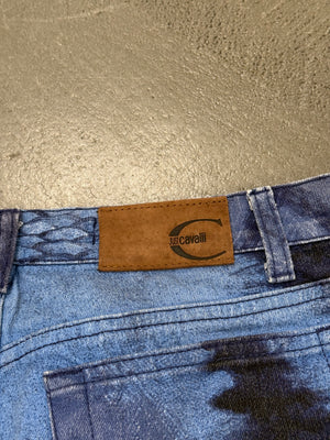 2000s Cavalli printed jeans