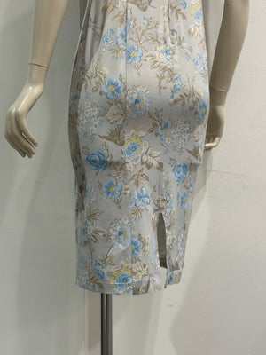 2000s Dolce & Gabbana floral print midi dress