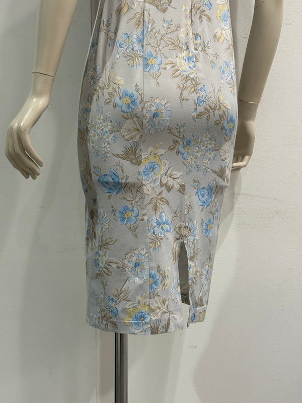 2000s Dolce & Gabbana floral print midi dress