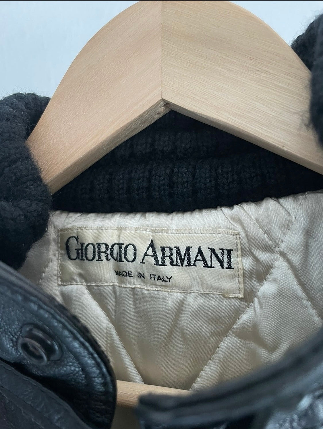 1980s Armani leather bomber jacket – elevated archives 1980s Armani leather bomber jacket – elevated archives