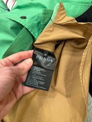 S/S2020 Prada color block face shirt