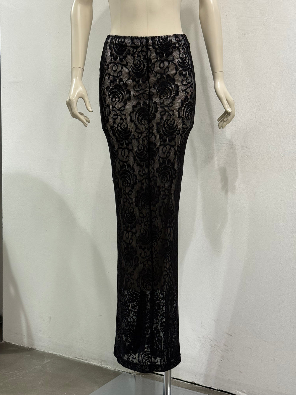 1990s Dolce & Gabbana sheer maxi skirt