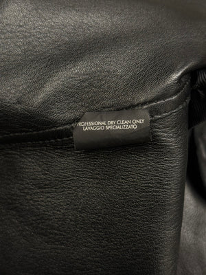 A/W2000 Gucci by Tom Ford monogram canvas jacket with leather trim