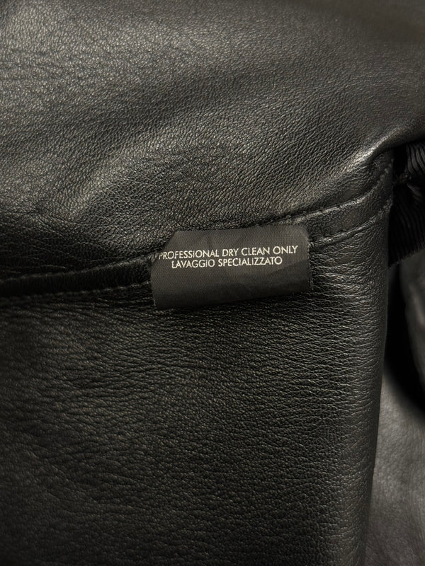 A/W2000 Gucci by Tom Ford monogram canvas jacket with leather trim