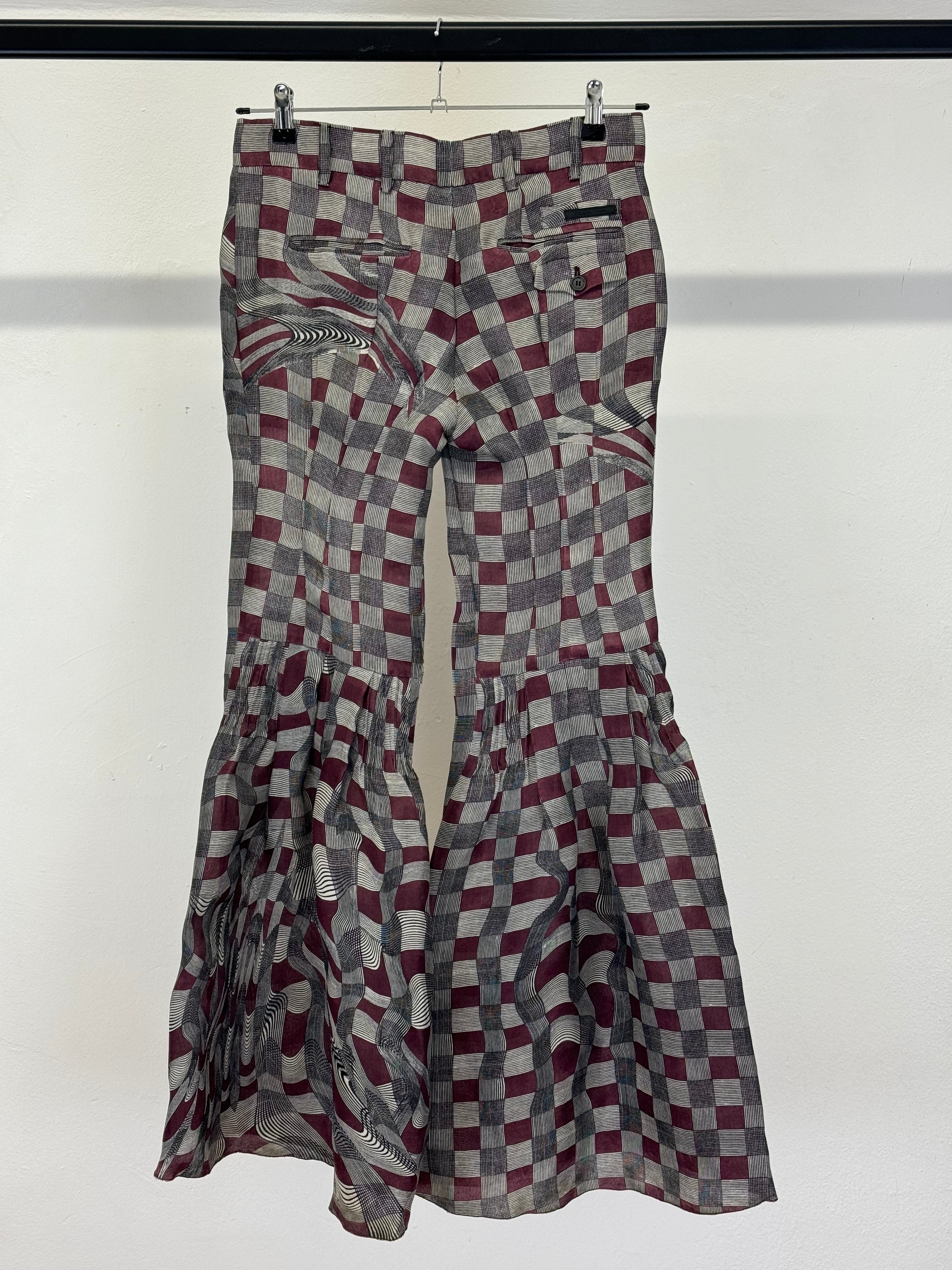 S/S2008 Prada “fairy collection” printed flared pants