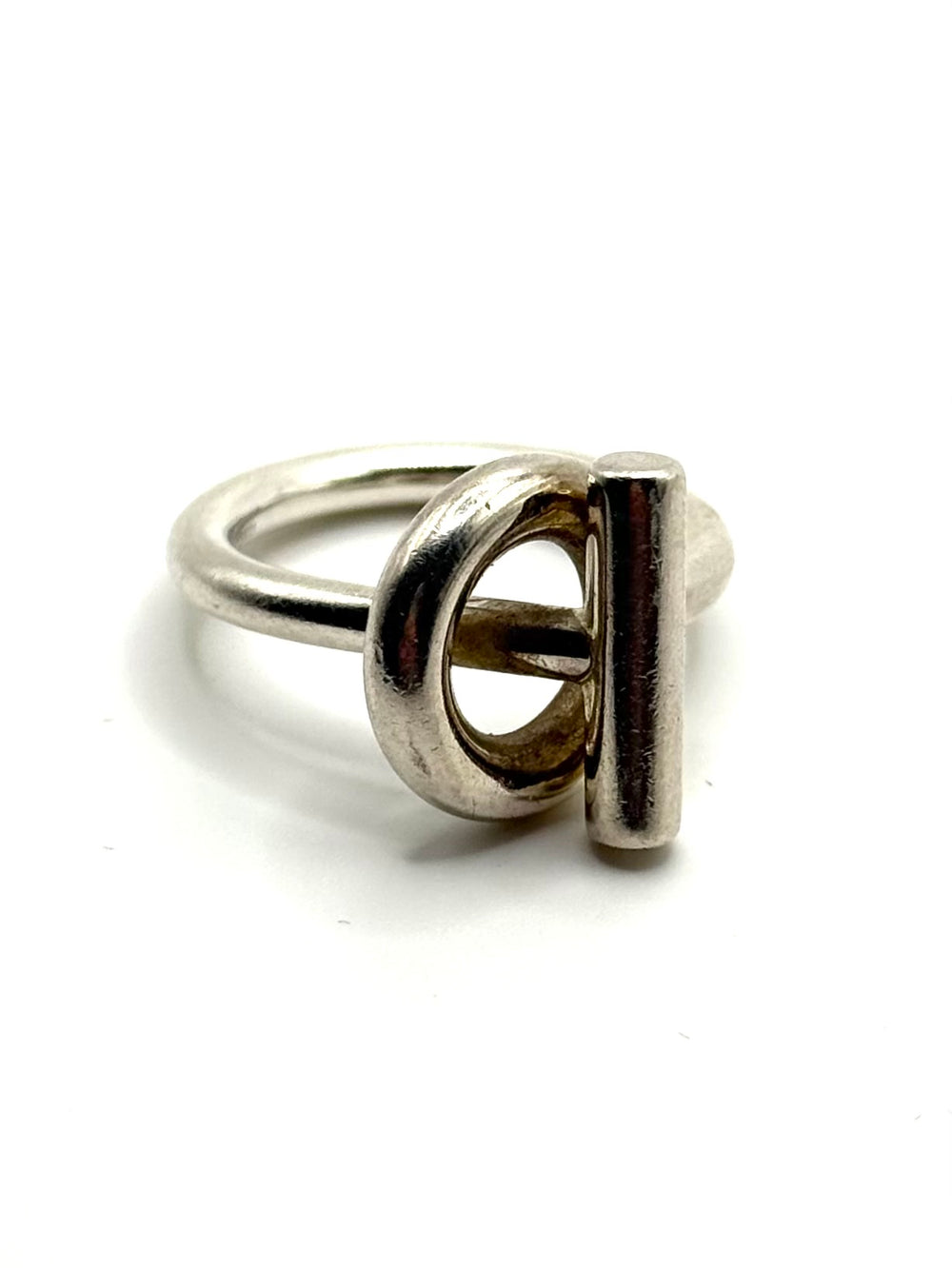 Hermès Echappée silver ring