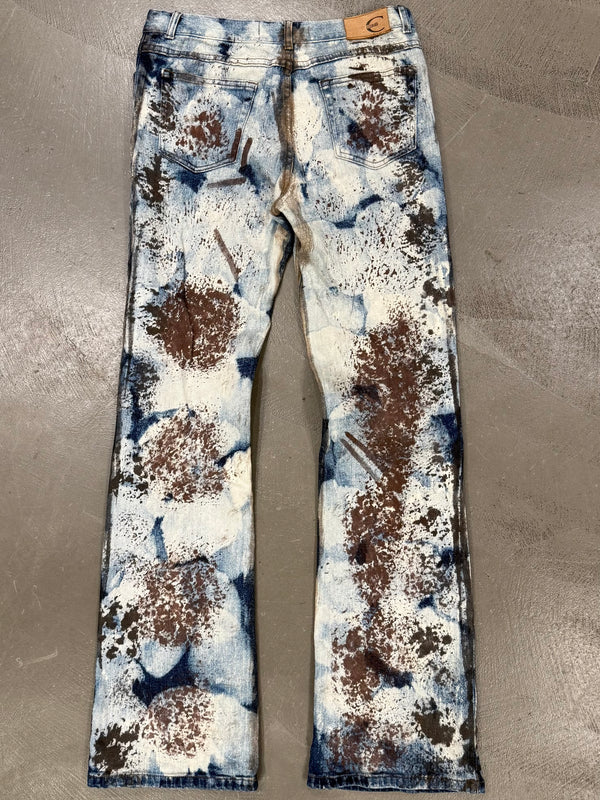 2000s Cavalli rust camo pants