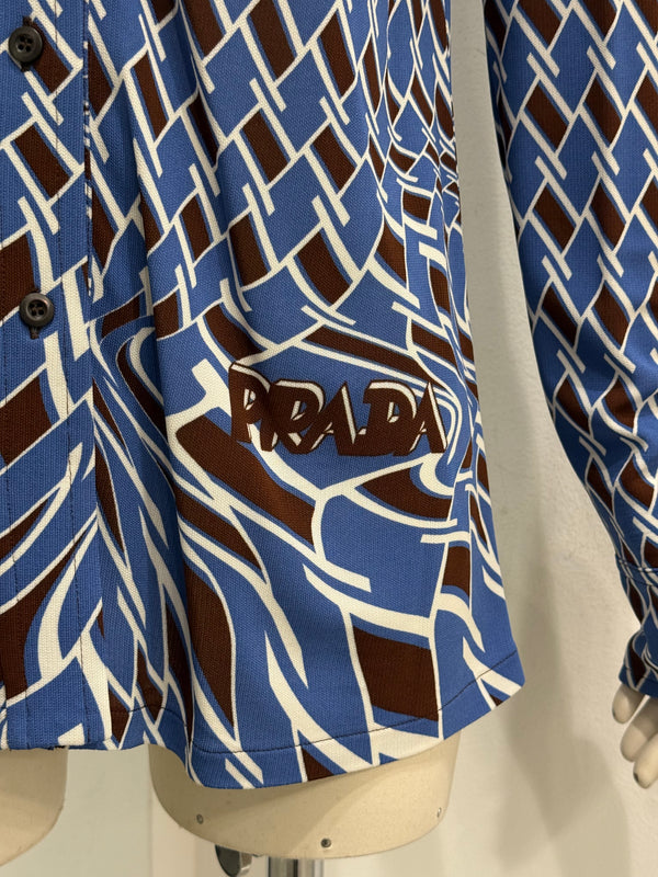 2019 Prada Psychedelic Argyle print set