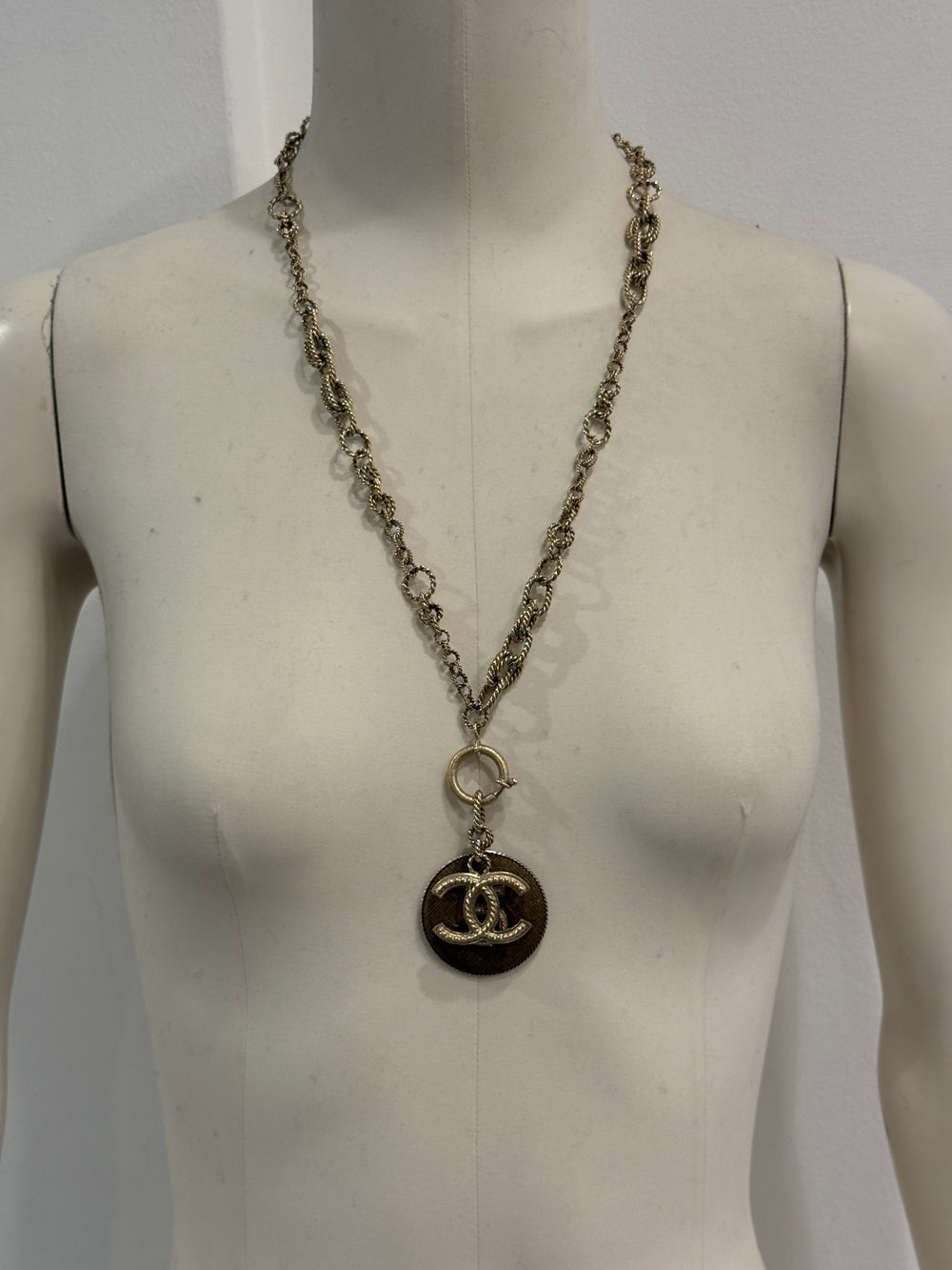 A/W2013 Chanel n5 gold chain necklace