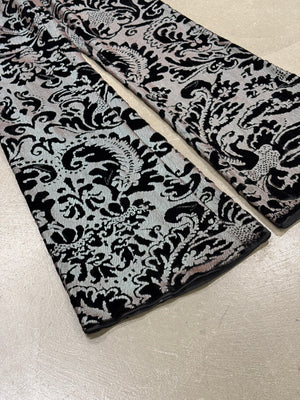 S/S2000 Gucci by Tom Ford velvet baroque damask flare pants