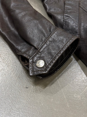 1990s Dolce & Gabbana leather belted coat