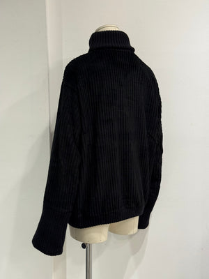 F/W2000-2001 Raf Simons ribbed knit turtleneck sweater