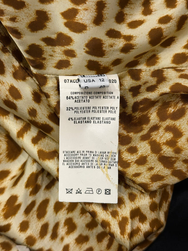 2000s Roberto Cavalli ruched velvet trimmed jacket