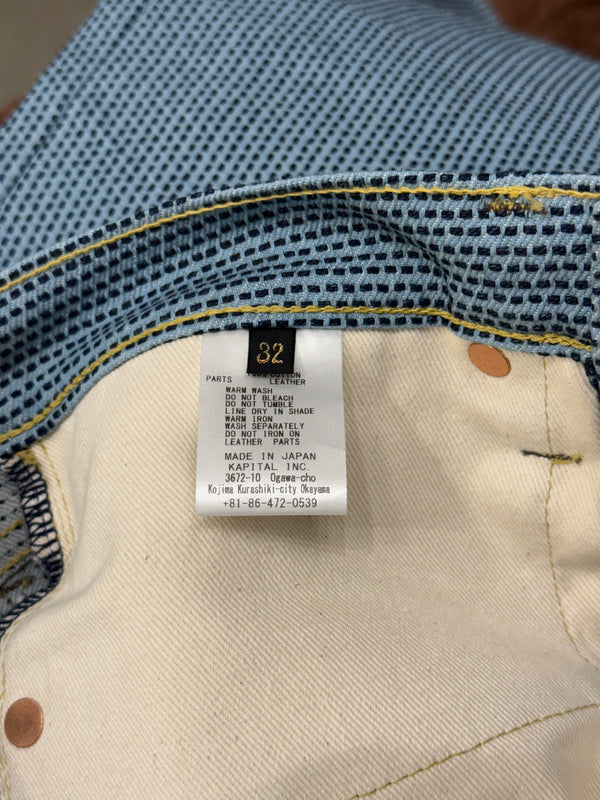 2010s Kapital century denim monkey cisco jeans