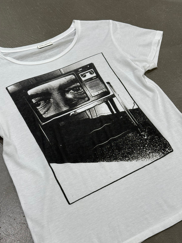 S/S2015 Saint Laurent by Hedi Slimane Bruce Conner "The Late Night" t-Shirt