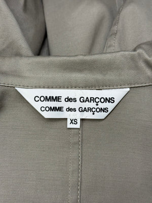 2000s Comme des Garçons cotton minimal coat