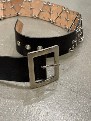 2000s Dolce & Gabbana pierced belts