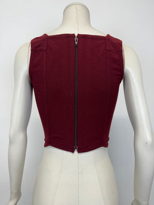 2000s Vivienne Westwood red corset top