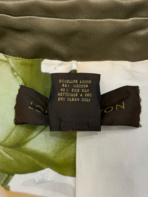 2000s Louis Vuitton by Marc Jacobs Napoleon military silk trench coat