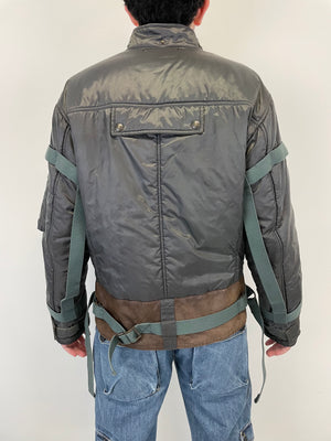 2003 Dolce & Gabbana bondage bomber jacket