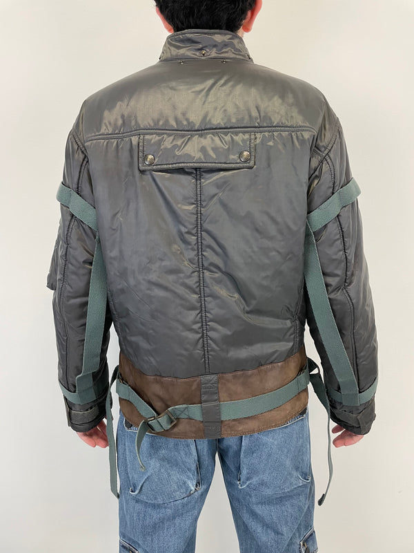 2003 Dolce & Gabbana bondage bomber jacket