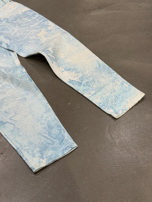 1990s Roberto Cavalli sequin printed pants