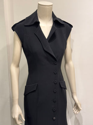 2011 Alexander McQueen buttons-up dress