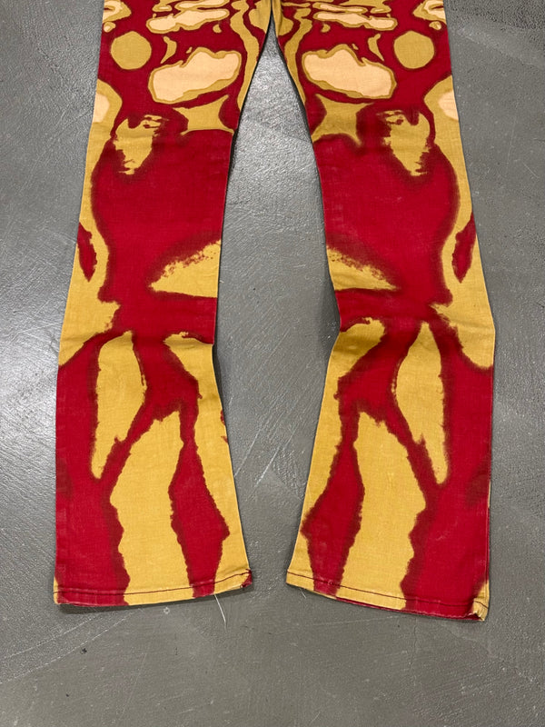 2001 Roberto Cavalli distortion illusion pants