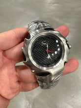 Load image into Gallery viewer, 2003 Oakley blade black and silver watch
