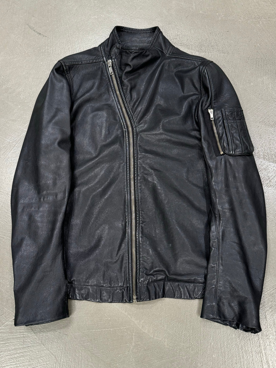 S/S 2010 Rick Owens backzip leather jacket