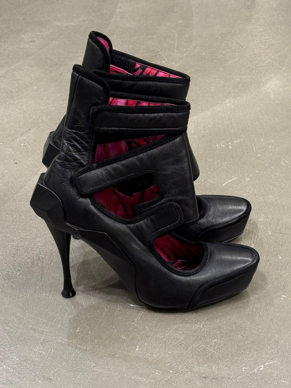 A/W2008 Celine runway moto heel boots