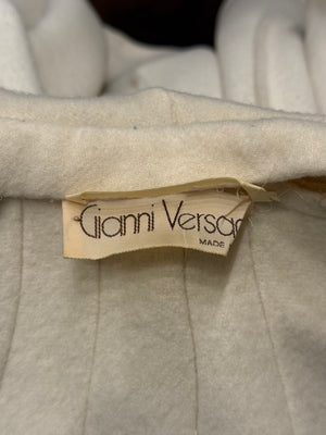 1990s Gianni Versace wool shawl-collar coat