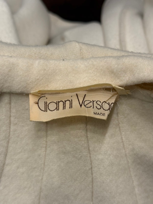 1990s Gianni Versace wool shawl-collar coat