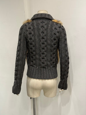 2007 Gucci fur cardigan