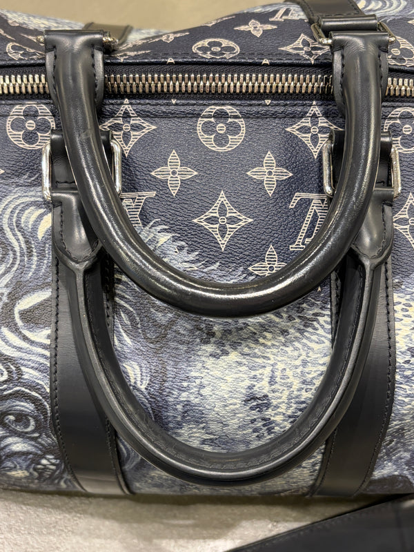 2017 Louis Vuitton x Chapman Brothers Savannah canvas Keepall 45
