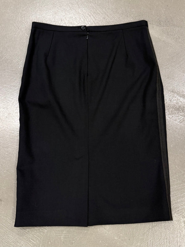 2003 Dolce & Gabbana tailored skirt suit with mandarin collar