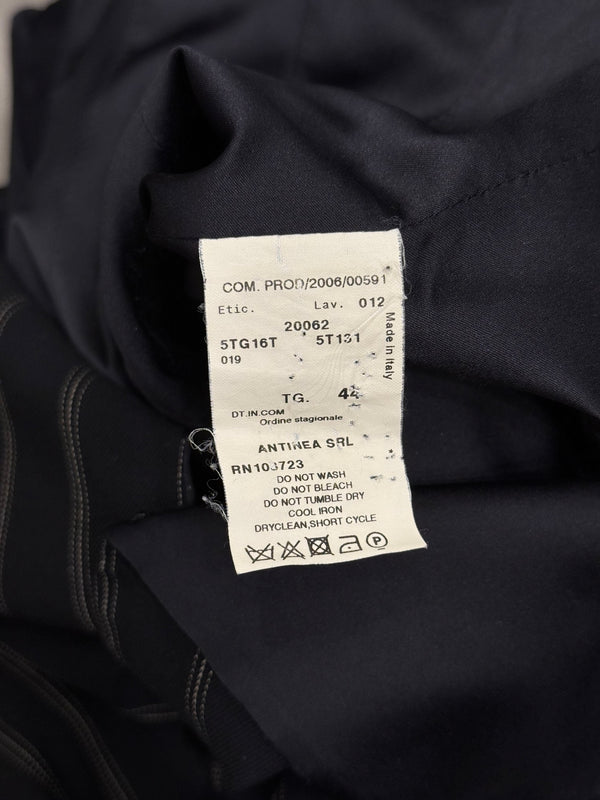 2006 Armani pinstripe peplum blazer jacket