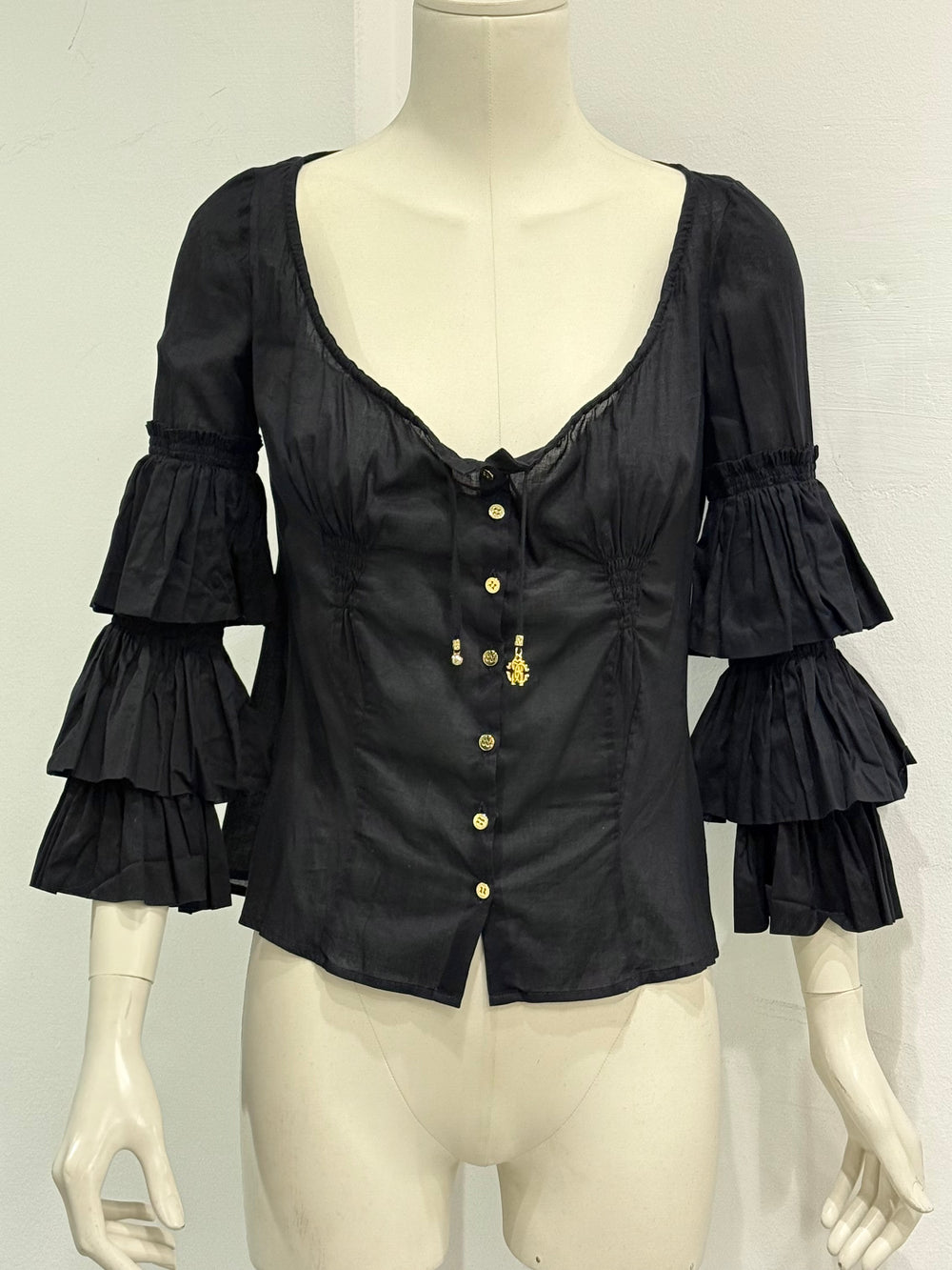 2000s Roberto Cavalli blouse top
